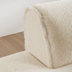 Canapé-lit modulaire surdimensionné de 72 pouces, spacieux et rempli de mousse compressée