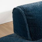 Canapé-lit modulaire surdimensionné de 72 pouces, spacieux et rempli de mousse compressée