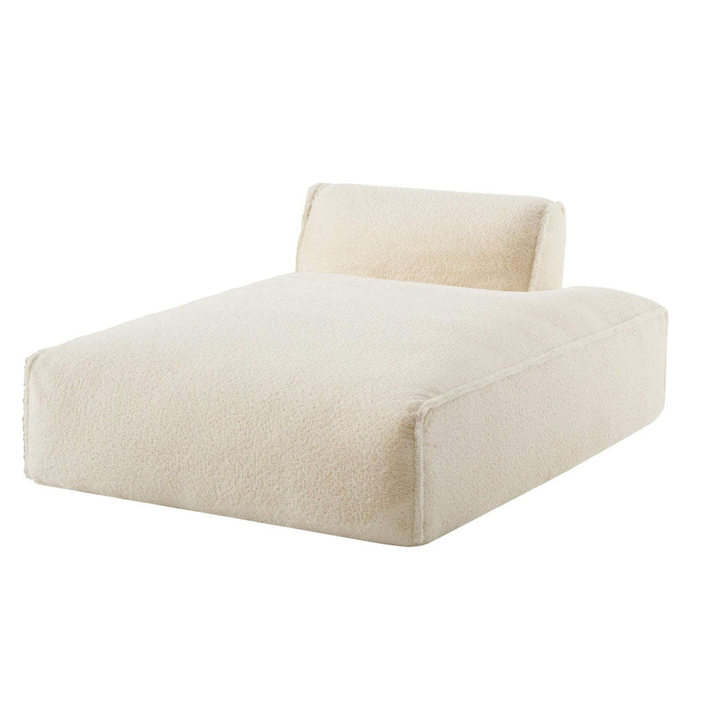 Canapé-lit modulaire surdimensionné de 72 pouces, spacieux et rempli de mousse compressée