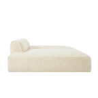 Canapé-lit modulaire surdimensionné de 72 pouces, spacieux et rempli de mousse compressée