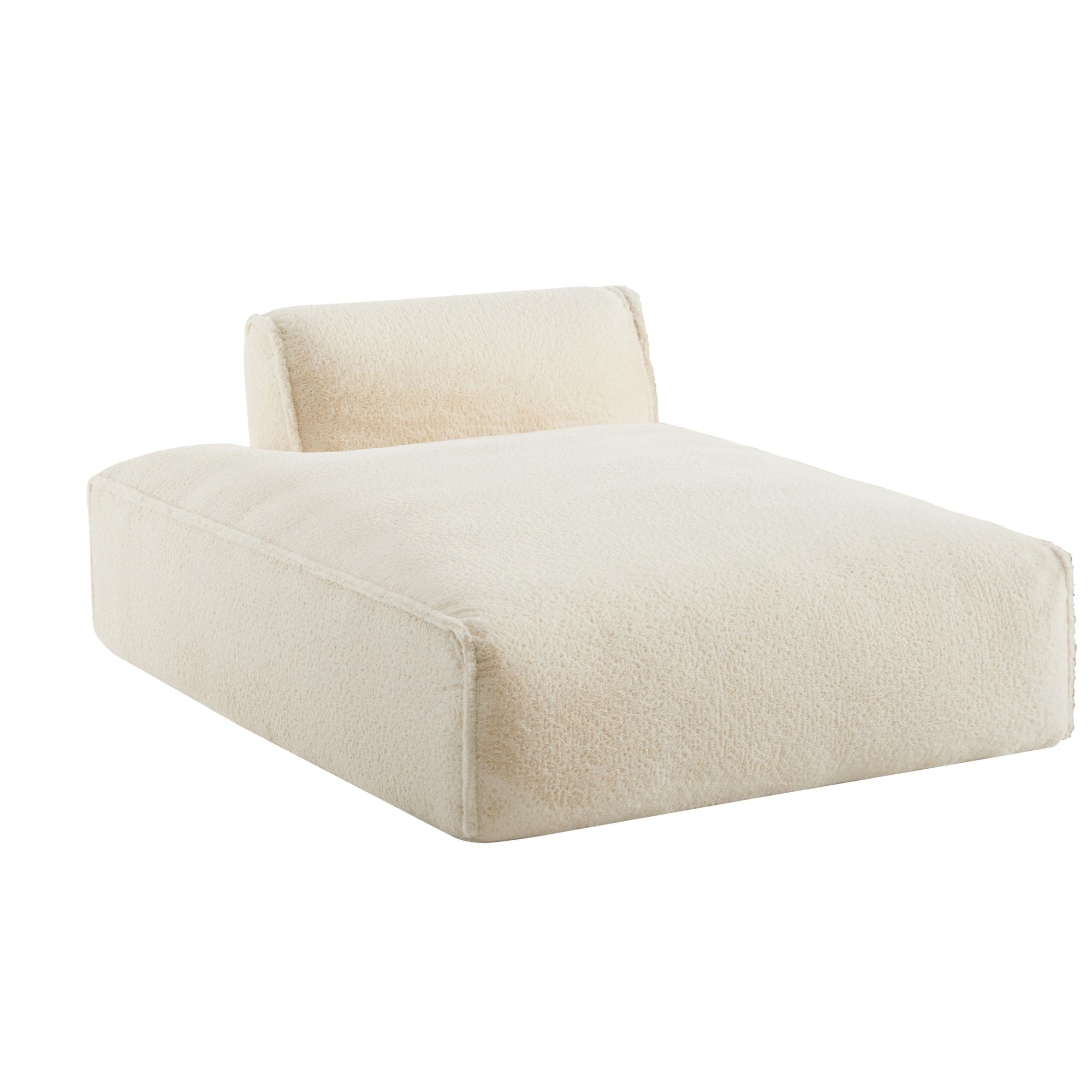 Canapé-lit modulaire surdimensionné de 72 pouces, spacieux et rempli de mousse compressée