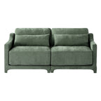 Canapé 3 places en chenille 73,2 avec 2 coussins lombaires pour le salon