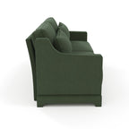 Canapé 3 places en chenille 73,2 avec 2 coussins lombaires pour le salon