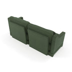 Canapé 3 places en chenille 73,2 avec 2 coussins lombaires pour le salon