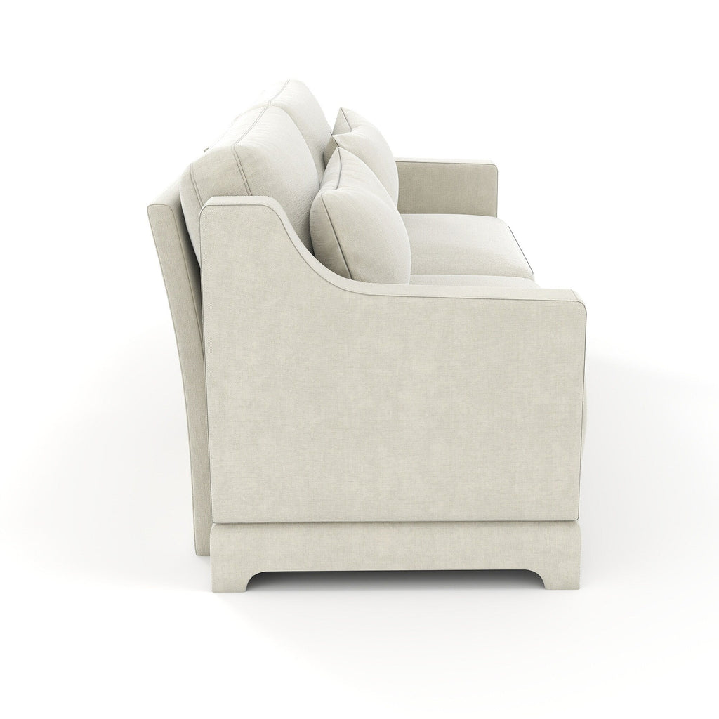 Canapé 3 places en chenille 73,2 avec 2 coussins lombaires pour le salon