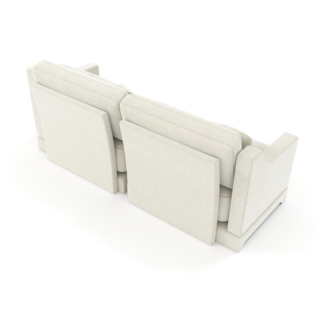 Canapé 3 places en chenille 73,2 avec 2 coussins lombaires pour le salon