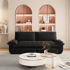 Canapé-lit gigogne Queen 73,2 po, canapé-lit convertible 3 en 1, causeuse-lit multifonction en velours