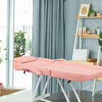 Chaise de massage réglable pour salon de beauté, spa, tatouage, avec tabouret