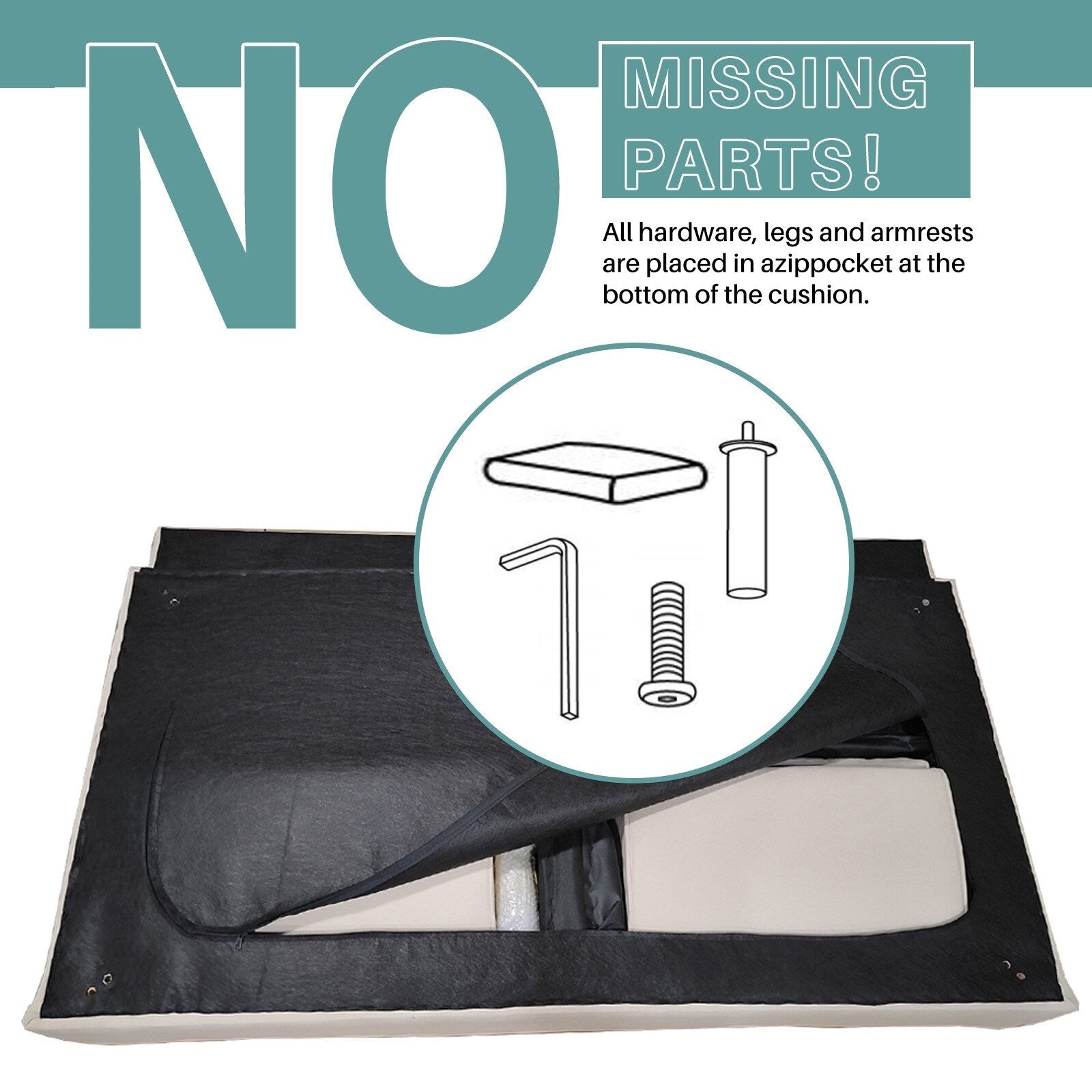 Canapé-lit futon convertible en lin pour une personne (74,41 po) avec dossier réglable (74,41 x 32,68 x 28,94 po)