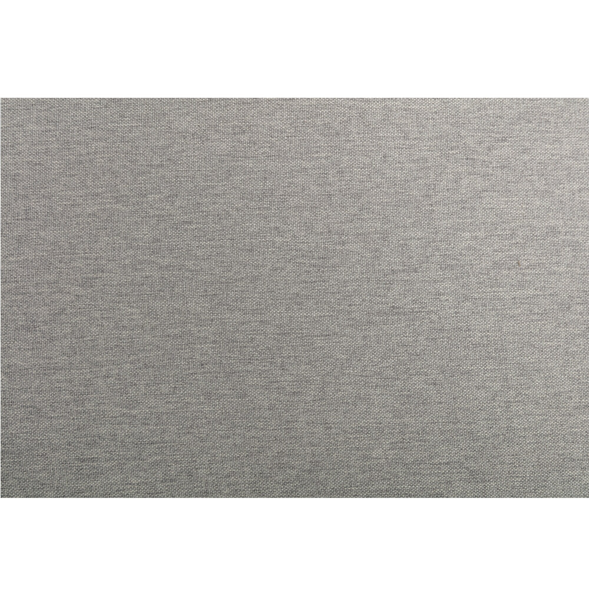 Canapé causeuse en tissu de 74,8 po avec coussins amovibles, pieds en métal et accoudoirs carrés contemporains