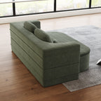 Canapé-lit convertible de 75 pouces avec couverture, canapé de sol, canapé de salon pour salon