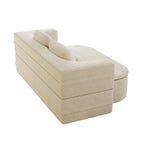 Canapé-lit convertible de 75 pouces avec couverture, canapé de sol, canapé de salon pour salon