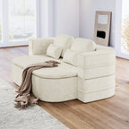 Canapé-lit convertible de 75 pouces avec couverture, canapé de sol, canapé de salon pour salon