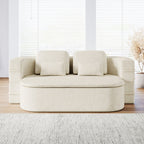 Canapé-lit convertible de 75 pouces avec couverture, canapé de sol, canapé de salon pour salon