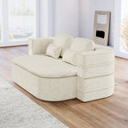 Canapé-lit convertible de 75 pouces avec couverture, canapé de sol, canapé de salon pour salon