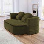 Canapé-lit convertible de 75 pouces avec couverture, canapé de sol, canapé de salon pour salon