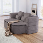 Canapé-lit convertible de 75 pouces avec couverture, canapé de sol, canapé de salon pour salon