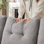 Canapé-lit gigogne rembourré 76,18 avec méridienne de rangement