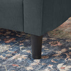 Canapé-lit gigogne rembourré 76,18 avec méridienne de rangement