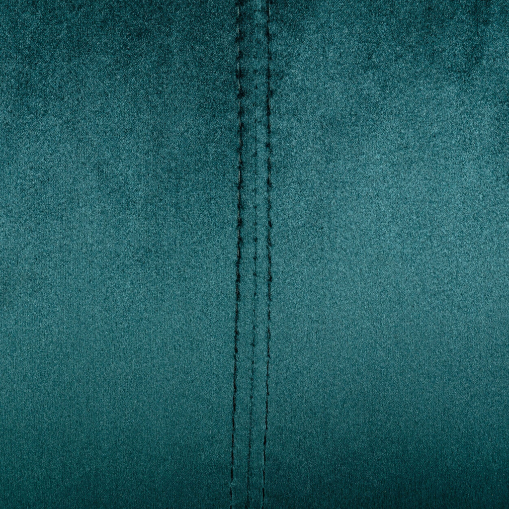 Canapé 3 places en velours avec coutures en canal et pieds en métal pour salon (76,25 po)