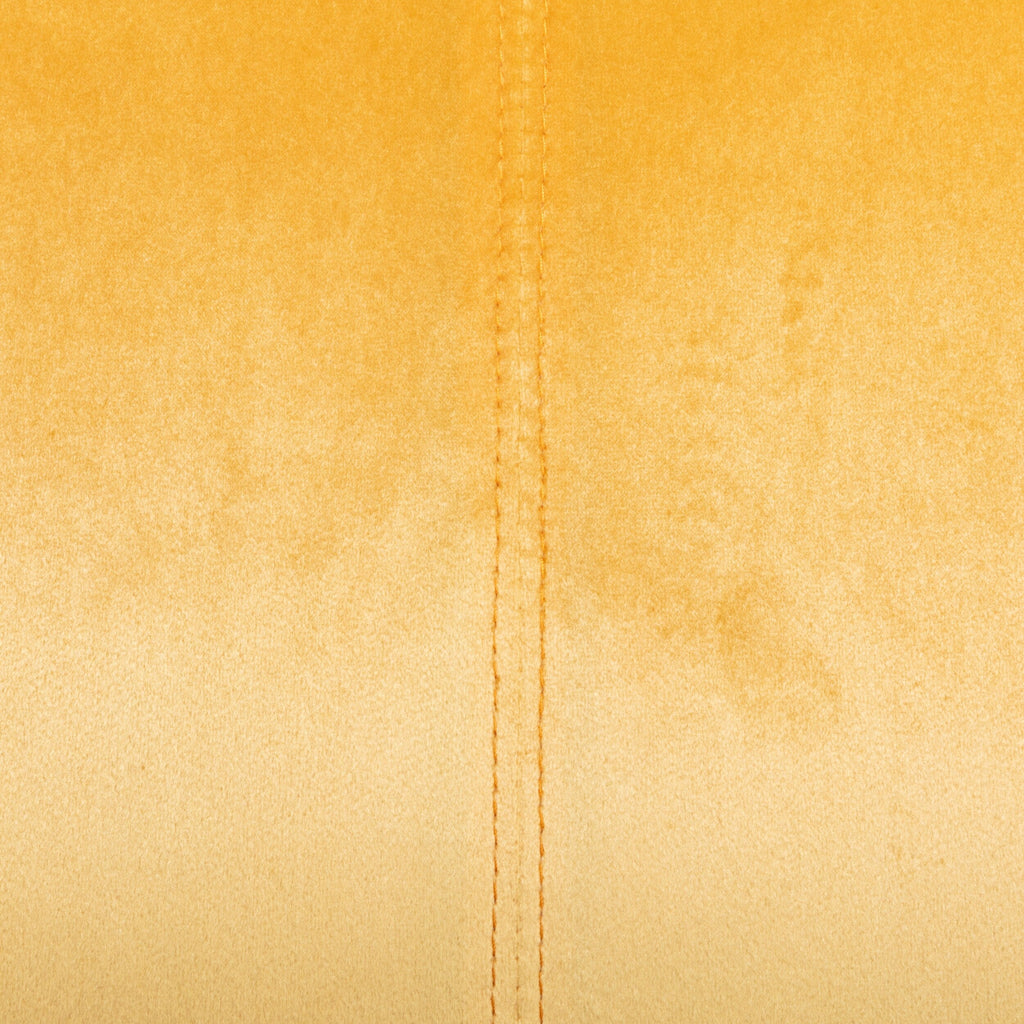 Canapé 3 places en velours avec coutures en canal et pieds en métal pour salon (76,25 po)