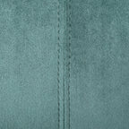 Canapé 3 places en velours avec coutures en canal et pieds en métal pour salon (76,25 po)