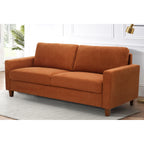 Canapé de salon rembourré de style transitionnel de 77 po