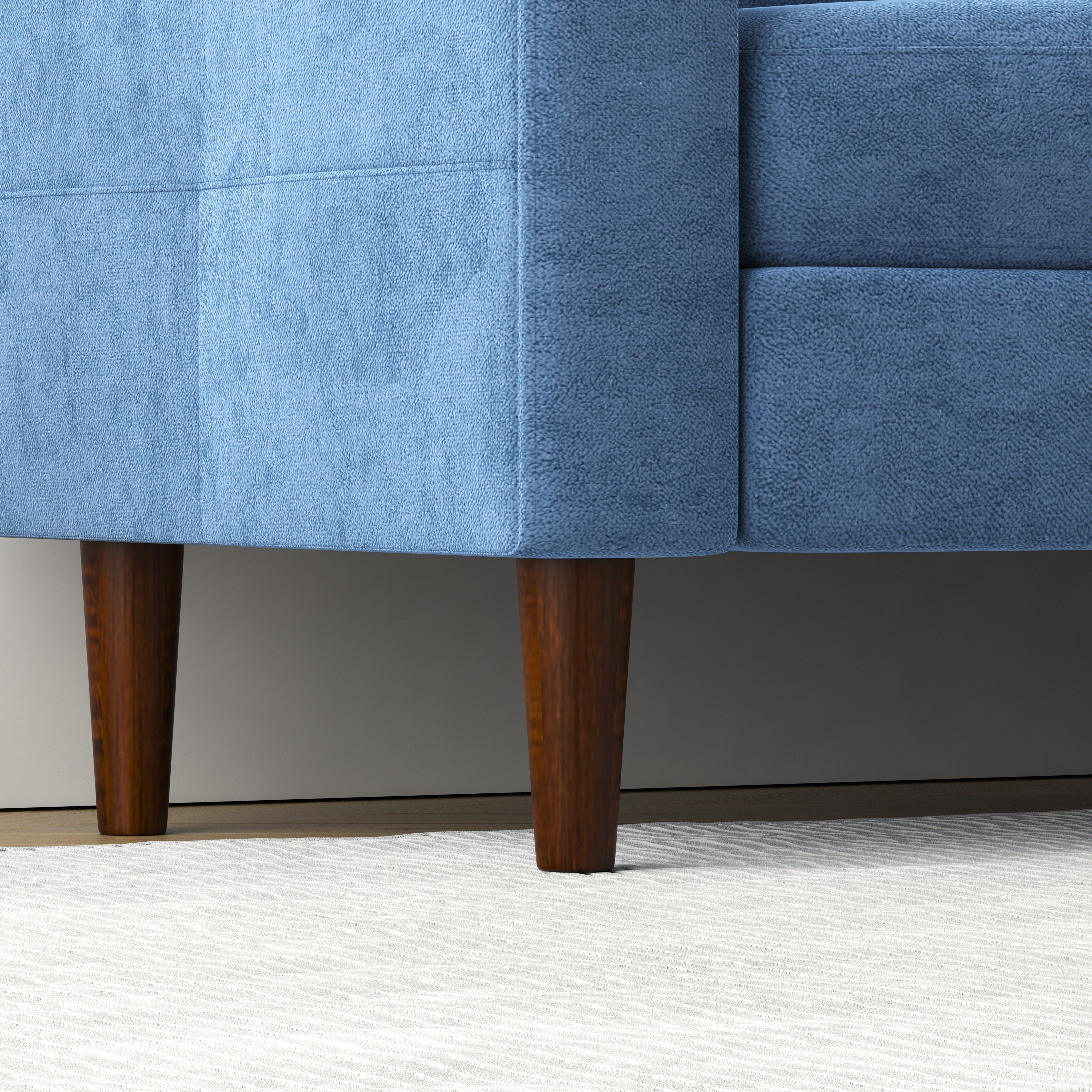 Canapé convertible en L de 78,74 pouces avec pouf de rangement, ports USB et porte-gobelets