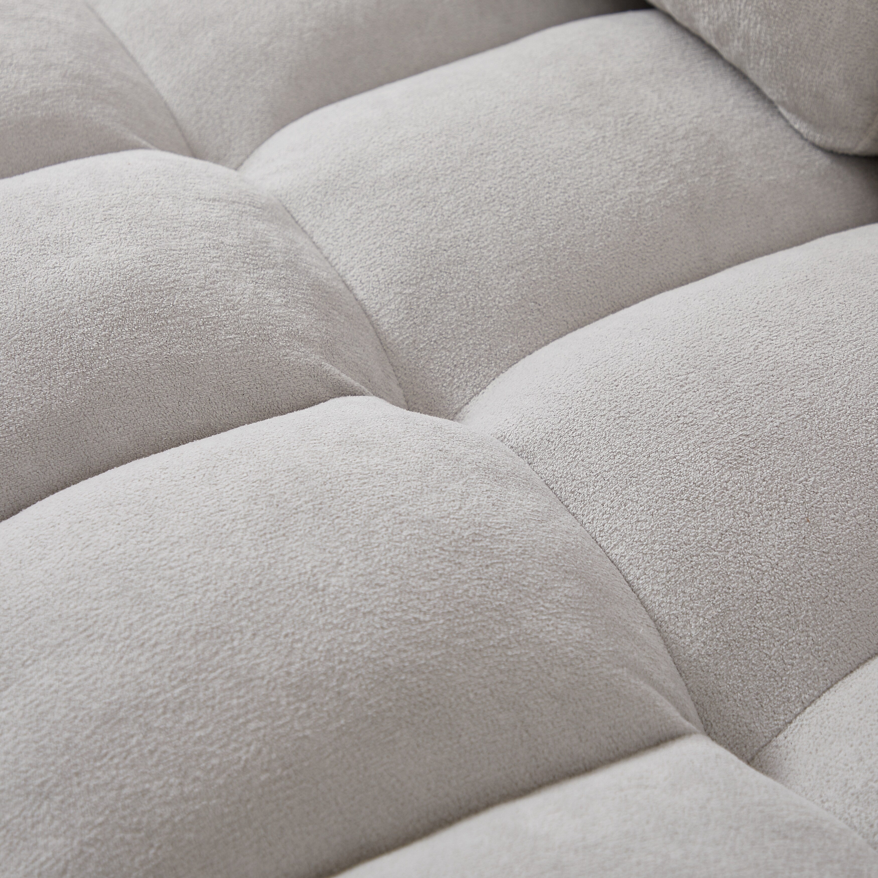 Canapé-lit 3 places en L (78,75 €) avec ports USB et Type-C, lit gigogne, méridienne de rangement et poches latérales