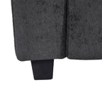 Canapé rembourré en chenille 78,7 avec pieds