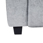 Canapé rembourré en chenille 78,7 avec pieds