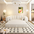 Lit pour chien 78,7 pouces, canapé-lit pliant 3 en 1