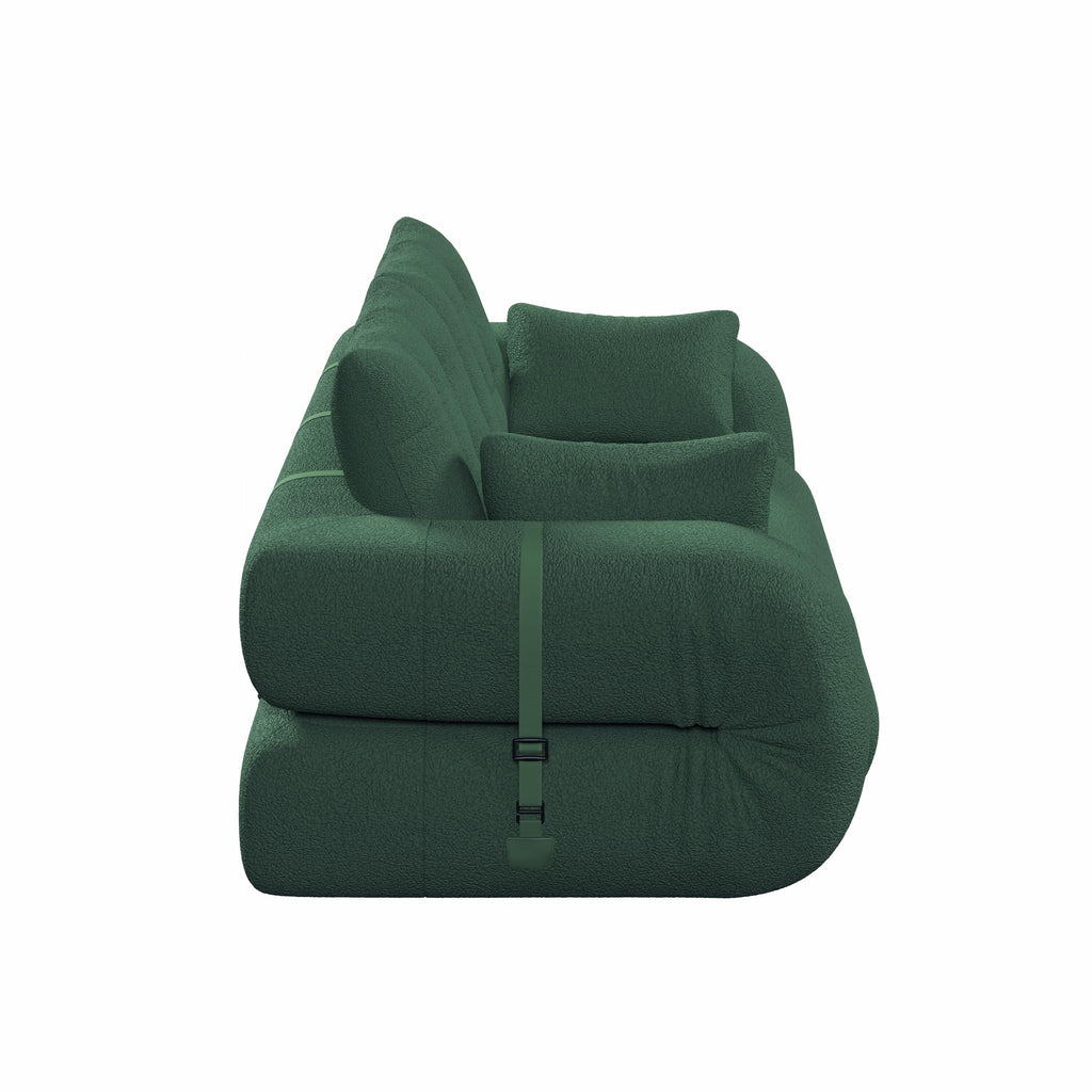 Canapé-lit 3 places modulable Teddy 78.7, convertible