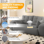 Canapé-lit 3 places modulable Teddy 78.7, convertible