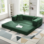 Canapé-lit convertible de 78,8 cm avec coussin de soutien dorsal et accoudoirs