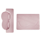 Canapé-lit convertible en tissu Teddy de 78 pouces, rempli de mousse, avec 2 oreillers et matelas pliant pour le salon