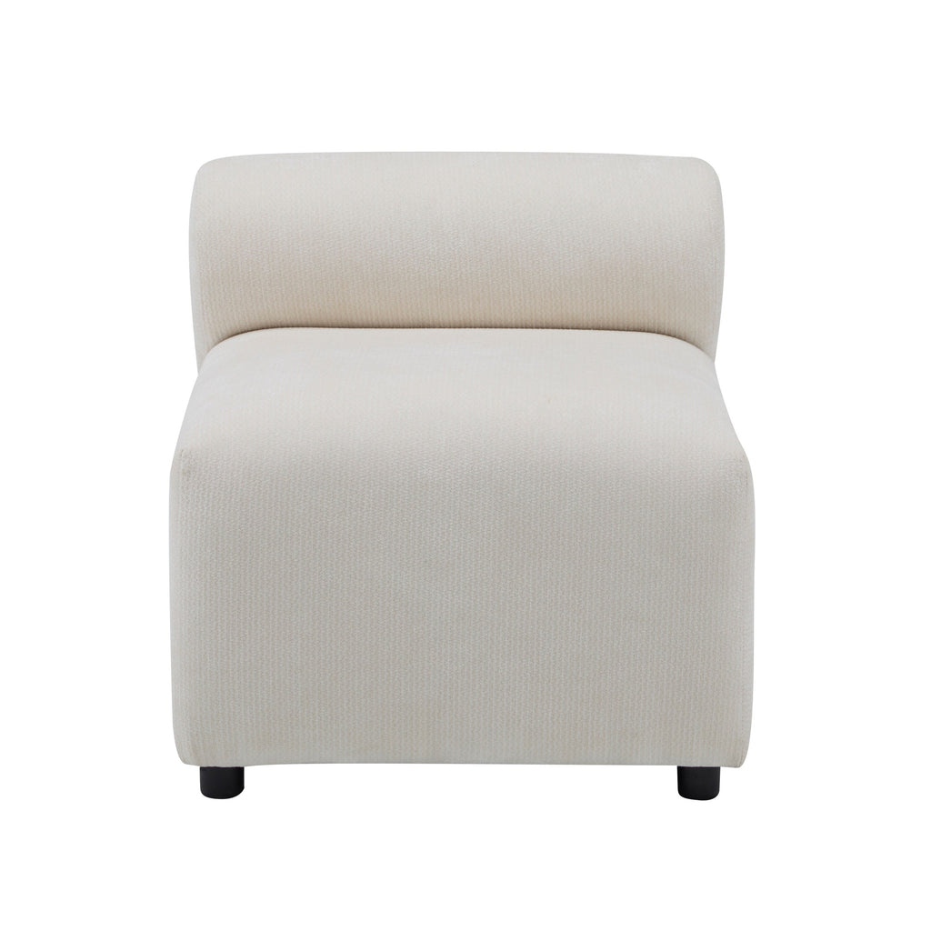 Canapé sectionnel modulaire 3 pièces en tissu 78 avec mousse haute résilience, ressorts sinueux et cadre en bois massif