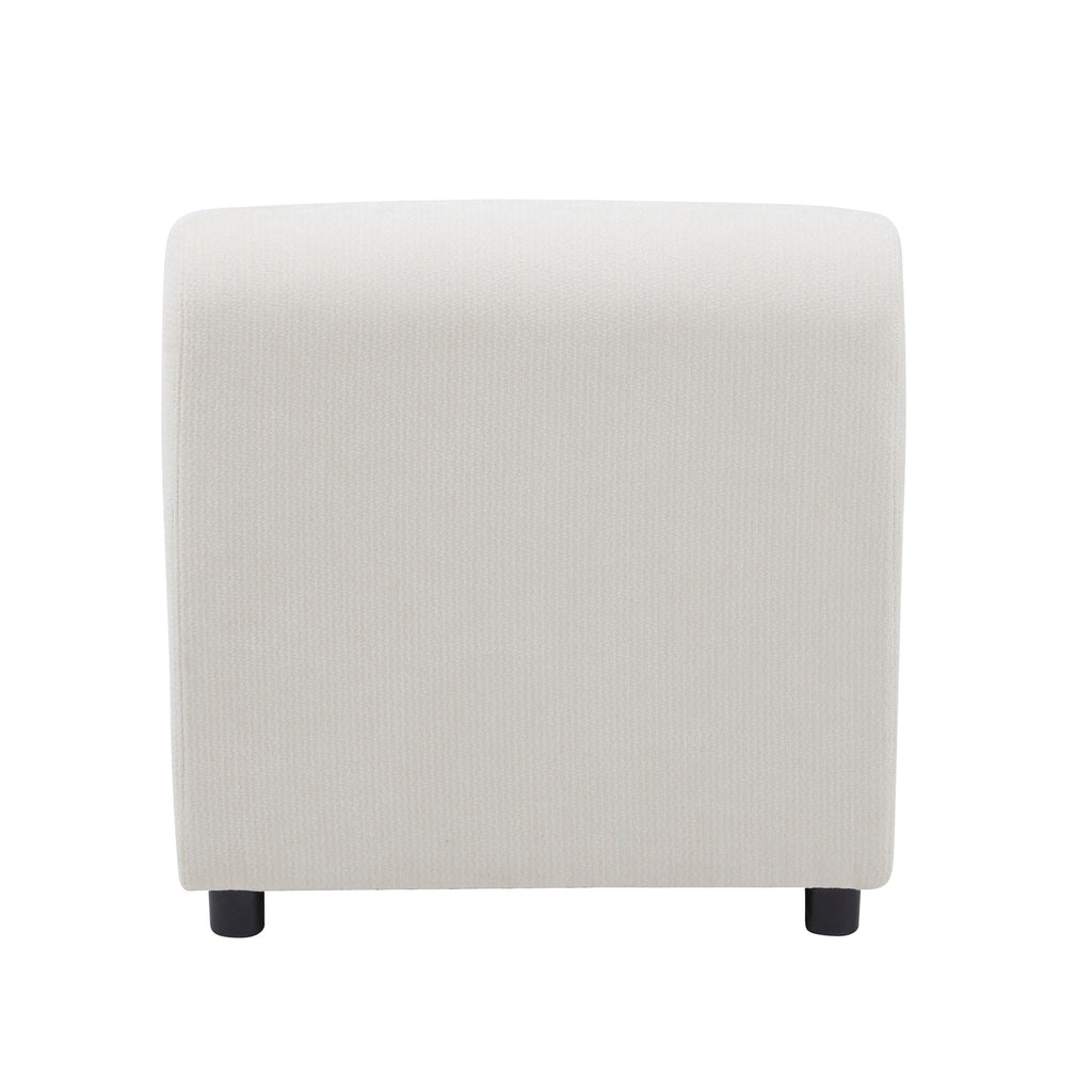 Canapé sectionnel modulaire 3 pièces en tissu 78 avec mousse haute résilience, ressorts sinueux et cadre en bois massif