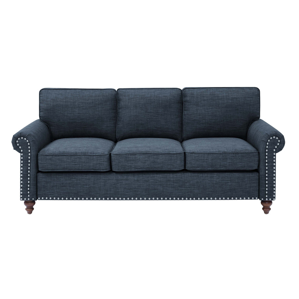 Canapé Harbor en lin mélangé - 30,5 po x 78 po x 35 po