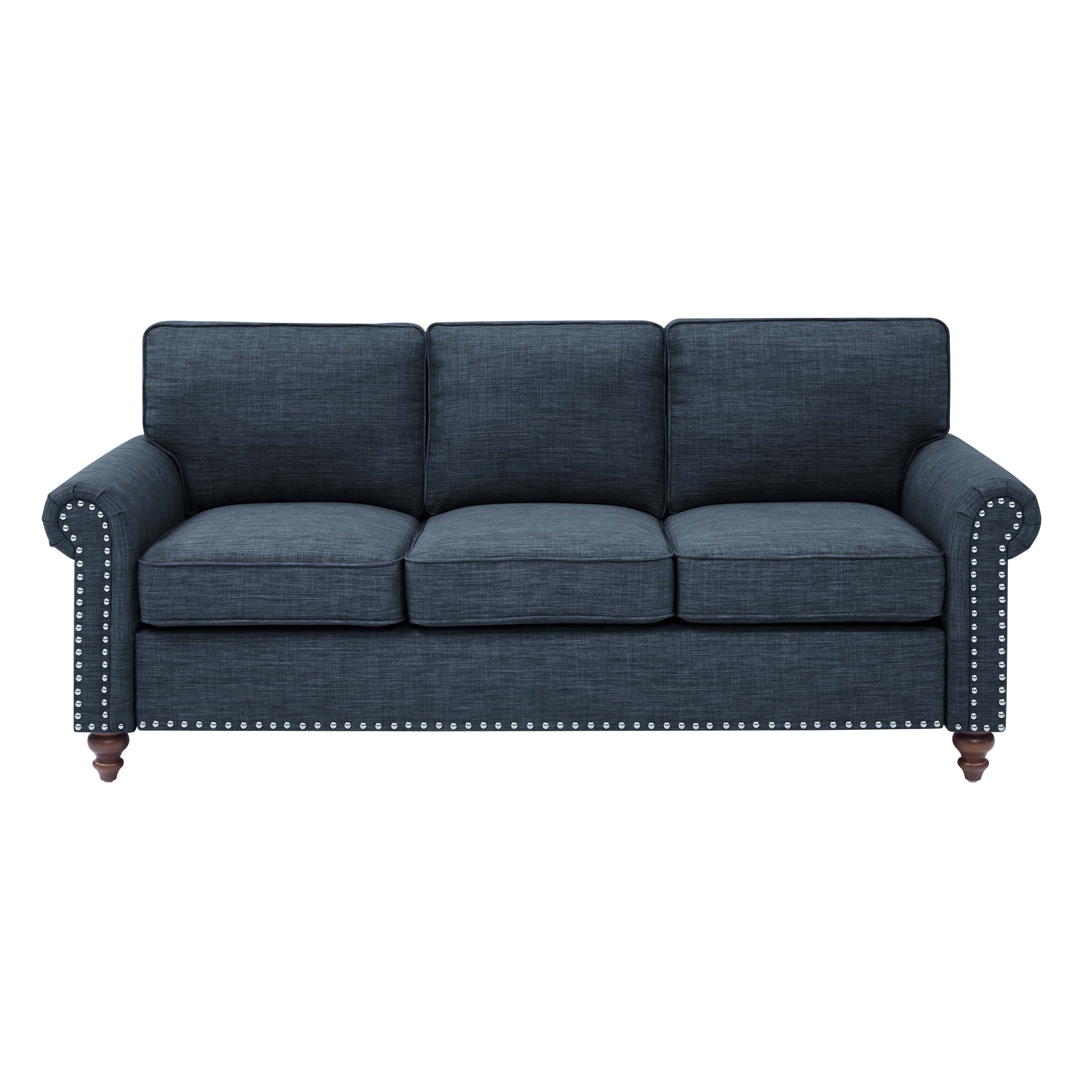 Canapé Harbor en lin mélangé - 30,5 po x 78 po x 35 po