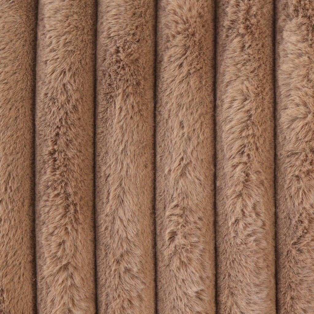 Canapé-lit en tissu pelucheux de 78 po