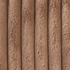 Canapé-lit en tissu pelucheux de 78 po