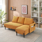 Canapé de 200 cm de long, avec sièges spacieux et confortables, pour appartement, bureau, salon