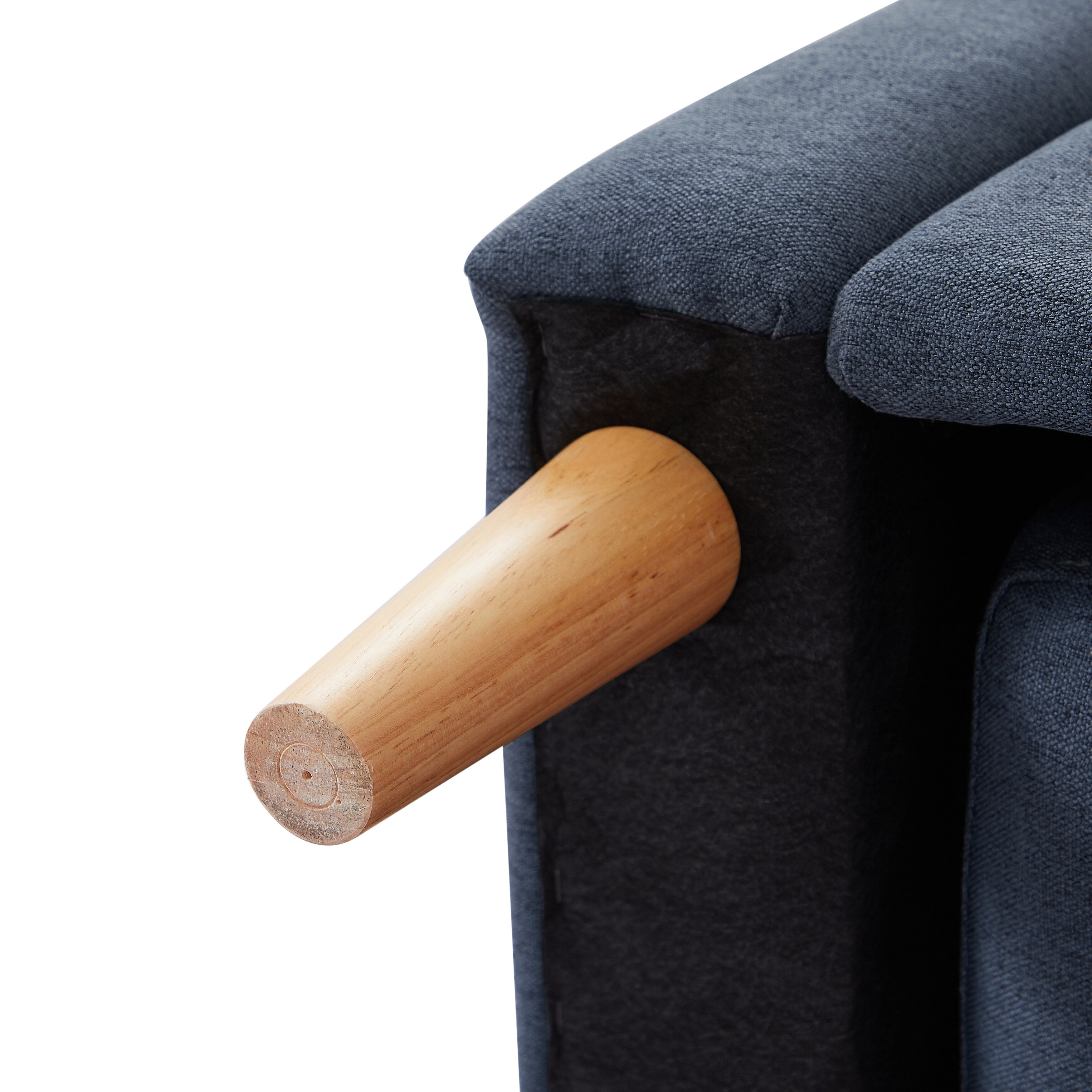 Canapé 3 places en tissu réglable en forme de L de 79,5 po avec lit gigogne et méridienne de rangement