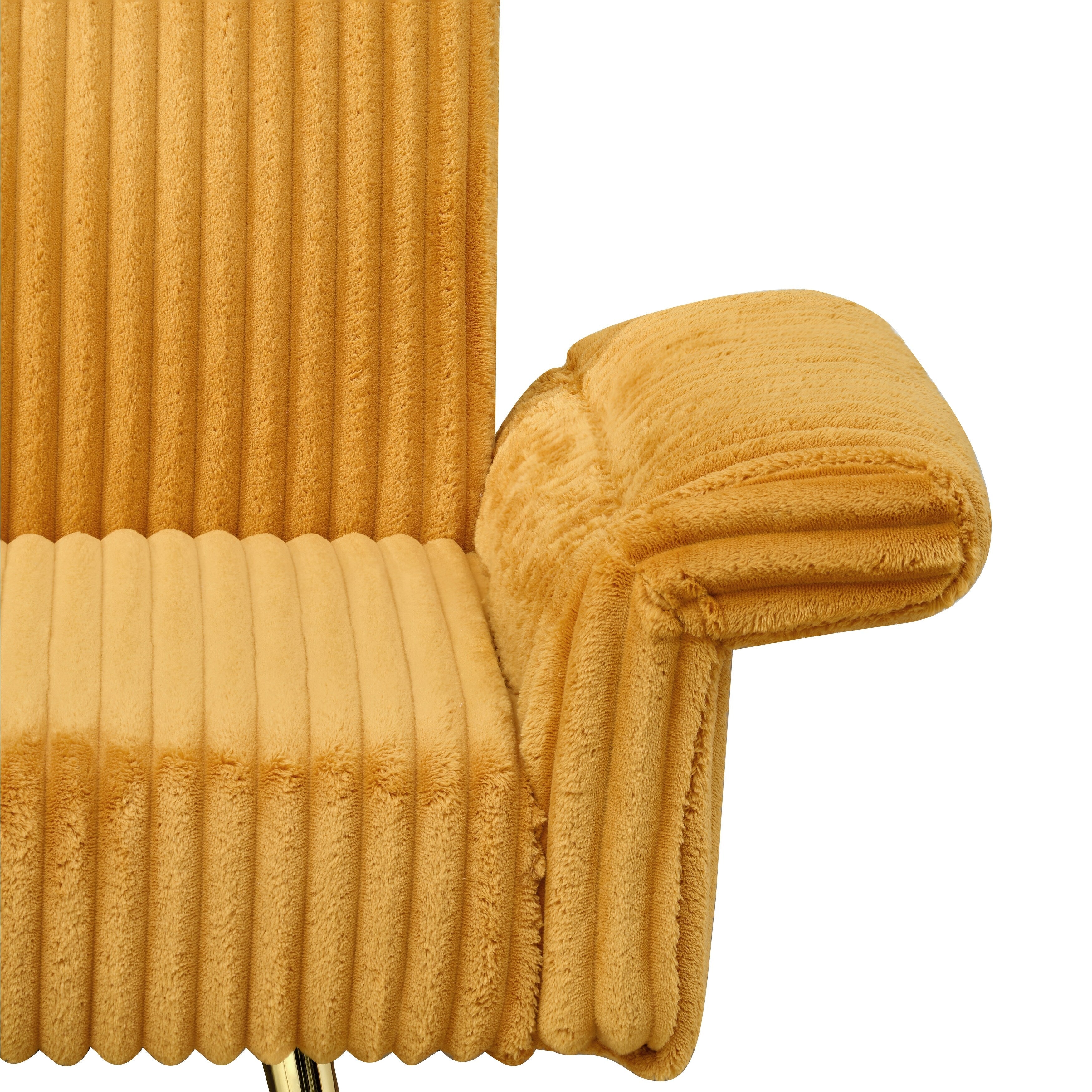 Canapé-lit pliable en velours côtelé 79 avec accoudoirs à 3 positions, mousse haute résilience et pieds en métal