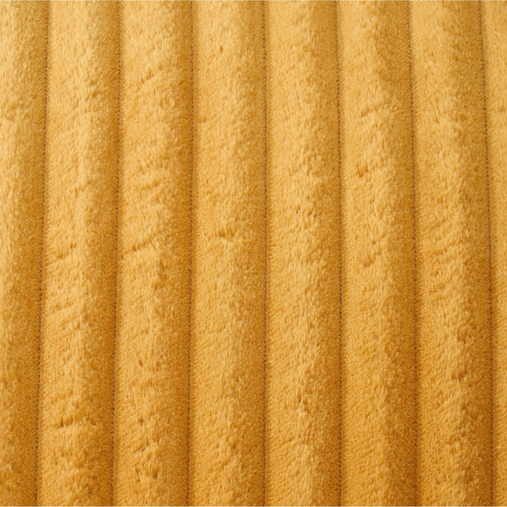 Canapé-lit pliable en velours côtelé 79 avec accoudoirs à 3 positions, mousse haute résilience et pieds en métal