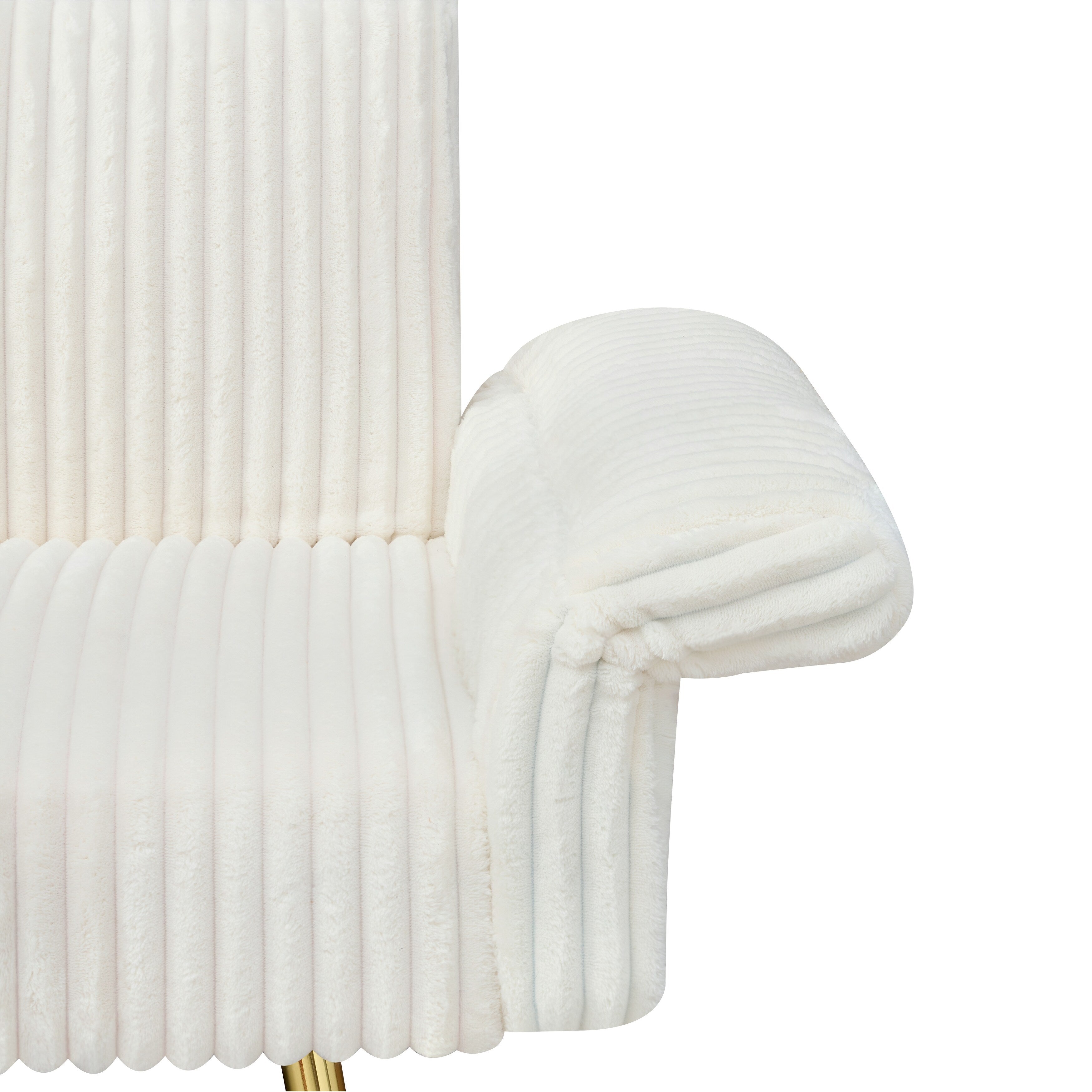 Canapé-lit pliable en velours côtelé 79 avec accoudoirs à 3 positions, mousse haute résilience et pieds en métal