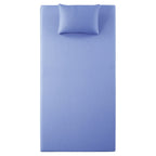 Ensemble matelas et oreiller double 7 pouces, tissu respirant, mousse à mémoire de forme infusée de gel, bleu, matelas dans une boîte