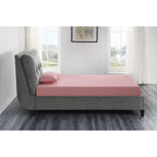 Ensemble matelas et oreiller double 7 pouces, tissu respirant, mousse à mémoire de forme infusée de gel, rose, matelas dans une boîte