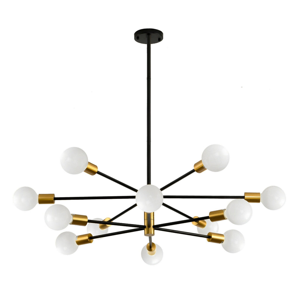 Lustre linéaire moderne Spoutnik 8/10/12 lumières